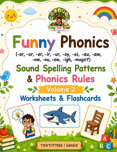 Funny Phonics: Sound Spelling Patterns & Phonics Rules, Volume 2 (cover)