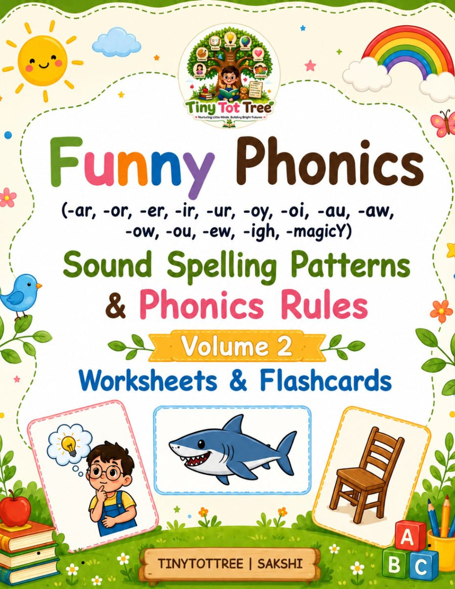 Funny Phonics: Sound Spelling Patterns & Phonics Rules, Volume 2 (cover)