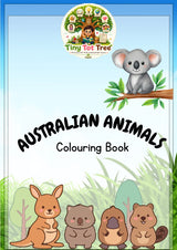 Australian Animals Colouring Book (cover), picture 1