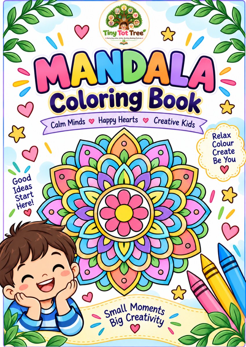 Mandala Coloring Book (cover)