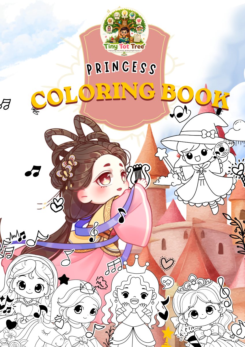 Princess Coloring Book (cover)