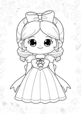 Princess Coloring Book (page), picture 5