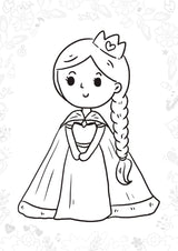Princess Coloring Book (page), picture 6