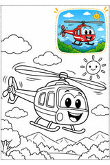 Spinning Wheels Coloring Book (page), picture 5