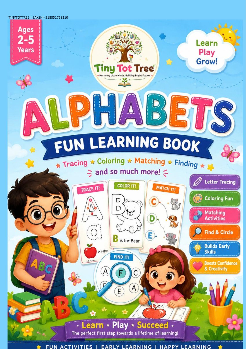 Alphabets Fun Learning Book (cover)