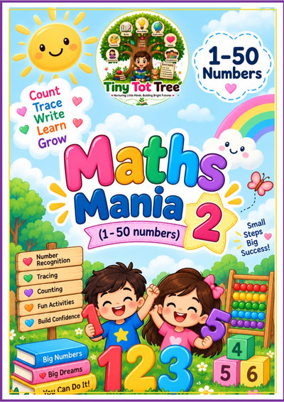 Maths Mania 2: Numbers 1-50 (cover)