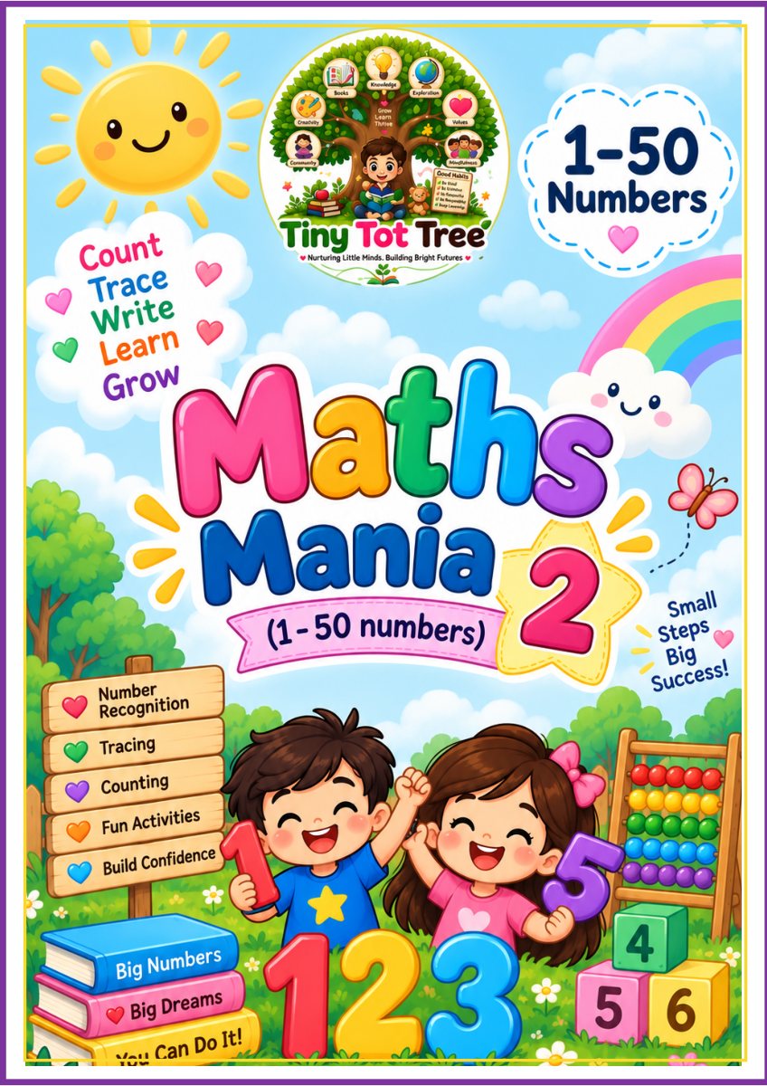 Maths Mania 2: Numbers 1-50 (cover)